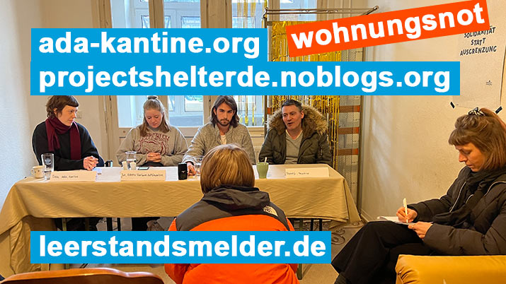 30 Oberdachloser in Frankfurt suchen ein neues Zuhause