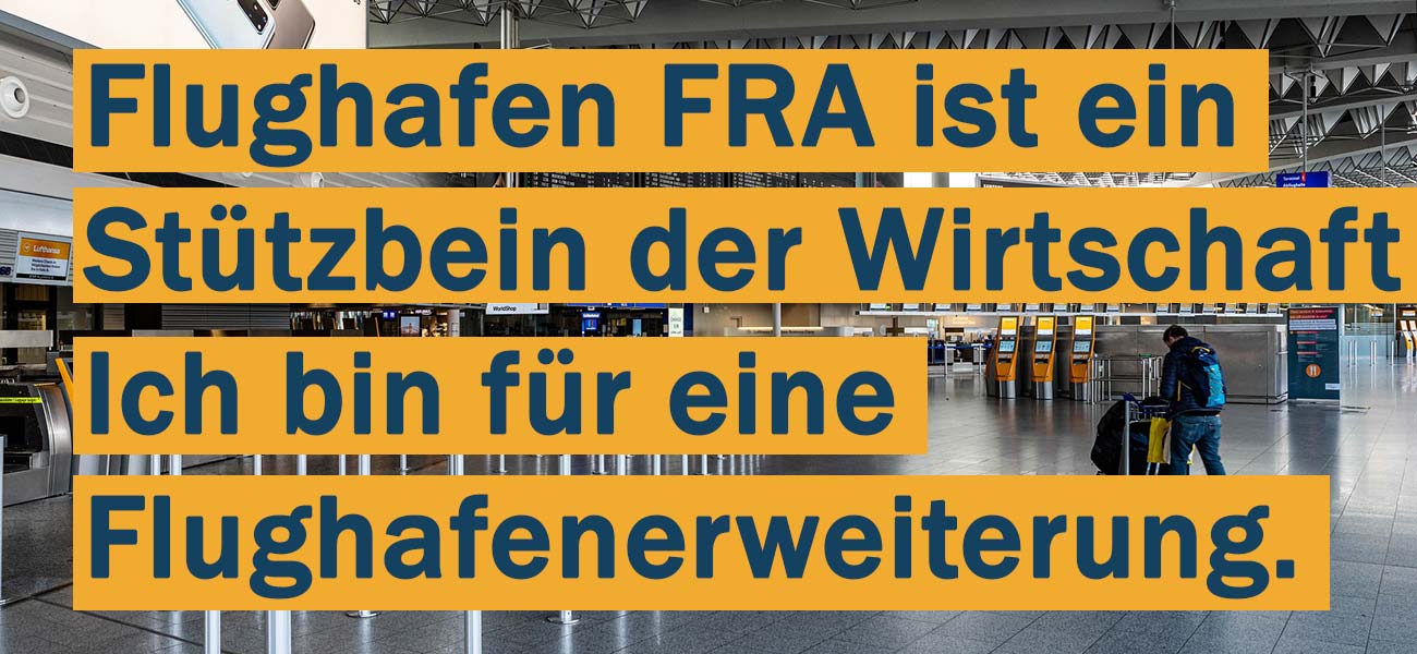 Frankfurt Wirtschaftspolitik Flughafenerweiterung