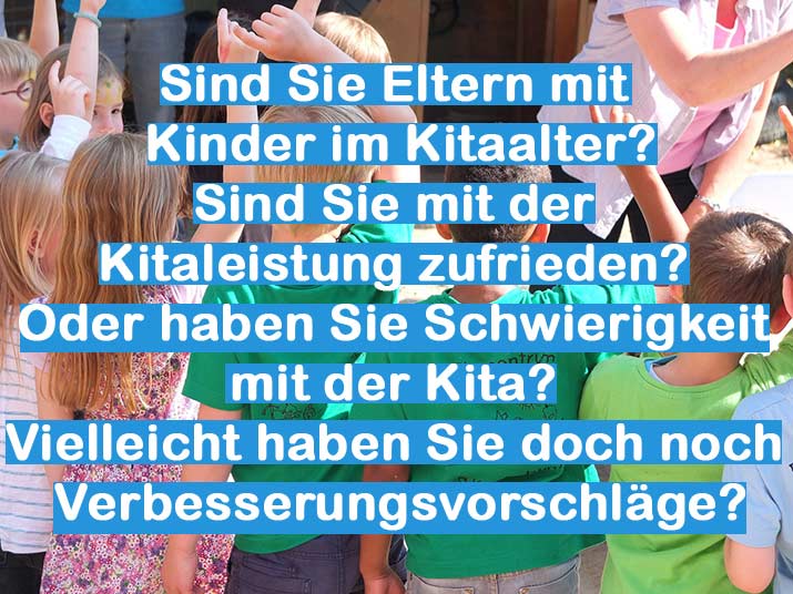 Sind Sie Eltern mit Kinder im Kitaalter